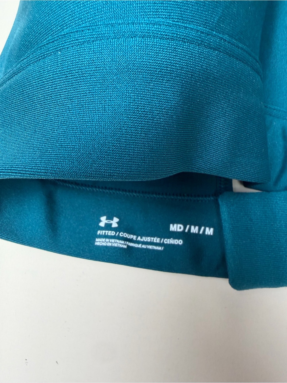 Under Armour Teal Crossback Sports Bra Women’s Medium Adjustable Straps - Picture 4 of 4